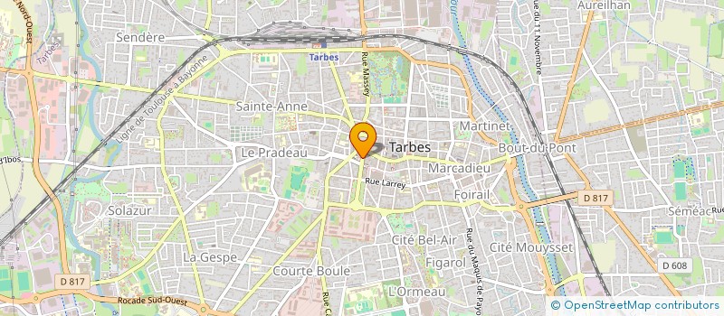 localisation de l'entreprise SCI INDISIGN  TARBES