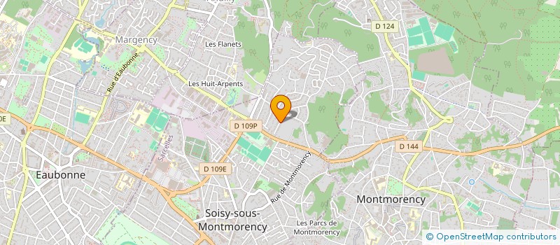 localisation de l'entreprise SCI INDIVISION BENOIST  SOISY-SOUS-MONTMORENCY