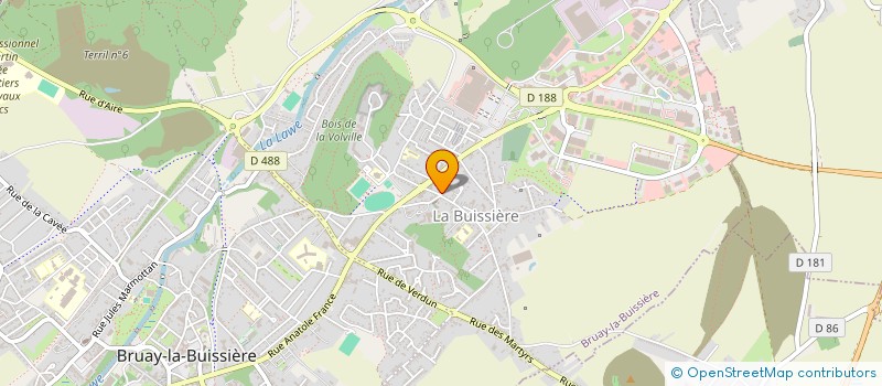 localisation de l'entreprise SCI INDO ARTOIS  BRUAY-LA-BUISSIERE