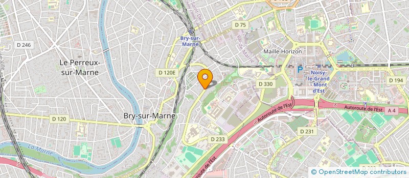 localisation de l'entreprise SCI INDOURANA à BRY-SUR-MARNE