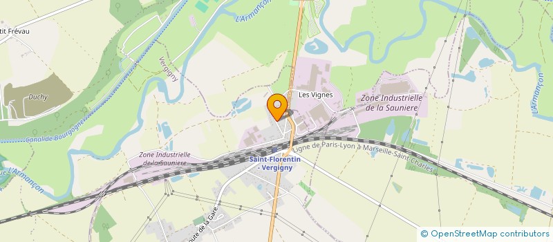 localisation de l'entreprise SCI INDUS II  VERGIGNY