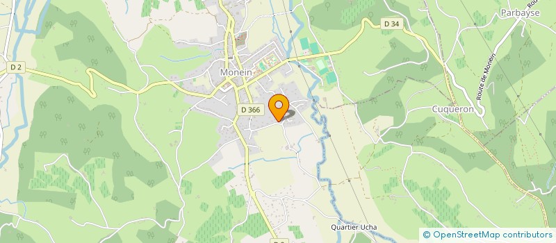 localisation de l'entreprise SCI INDUSBEARN à MONEIN