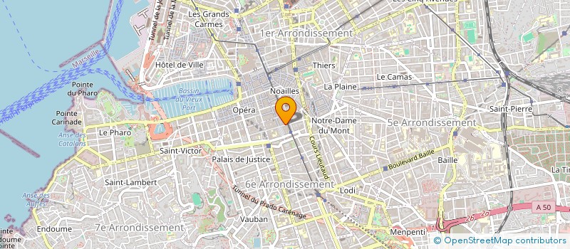 localisation de l'entreprise SCI INDUSTRIE 13 à MARSEILLE