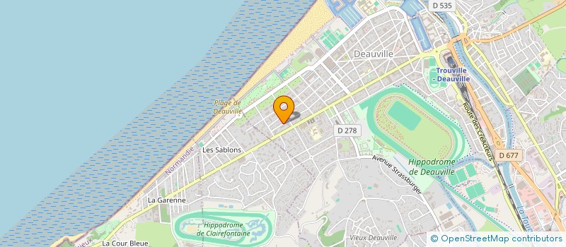 localisation de l'entreprise SCI INDUSTRIE à DEAUVILLE