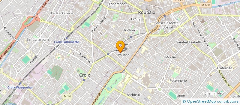 localisation de l'entreprise SCI INDUSTRIE  ROUBAIX