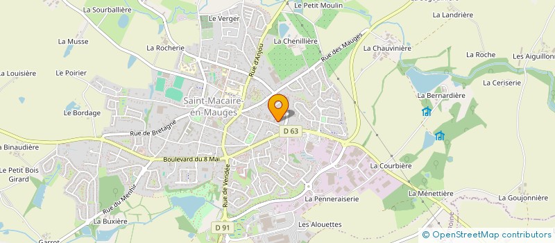 localisation de l'entreprise SCI INDUSTRIE à SEVREMOINE