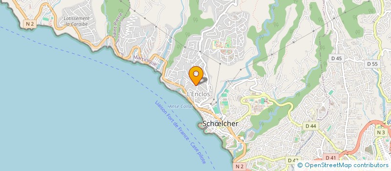 localisation de l'entreprise SCI INDUSTRIELLE DES ANTILLES à SCHŒLCHER