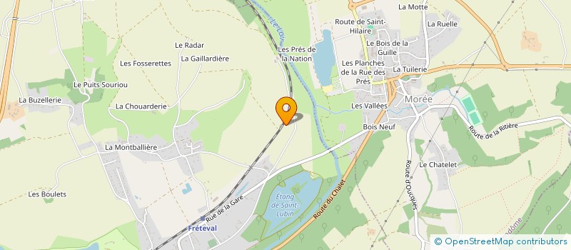 localisation de l'entreprise SCI INDUSTRIELLE ET FORESTIERE DRIOT à FRETEVAL