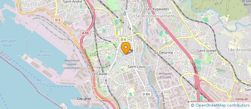 localisation de l'entreprise SCI INDUSTRIEUX à MARSEILLE