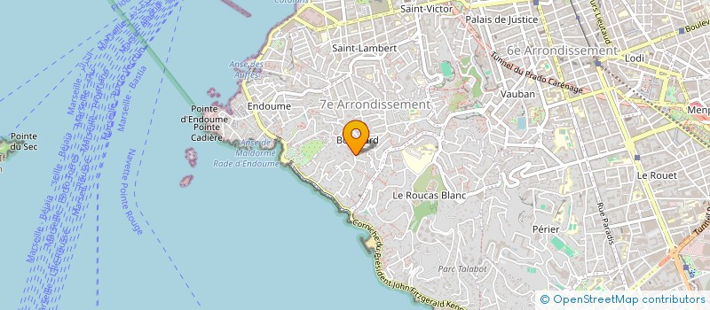 localisation de l'entreprise SCI INDY à MARSEILLE