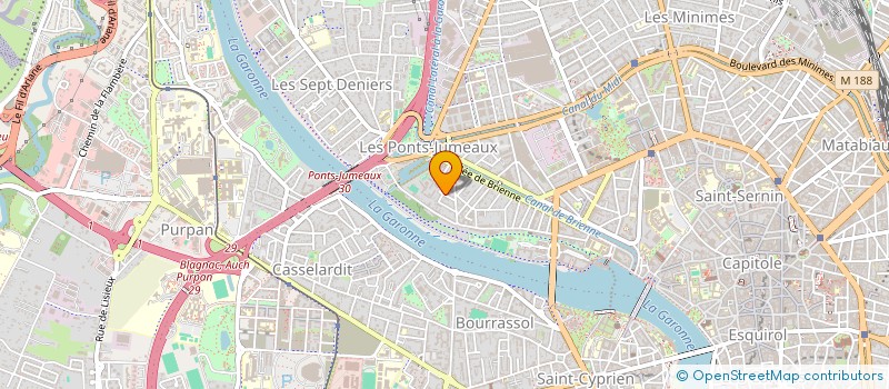 localisation de l'entreprise SCI INDY à TOULOUSE