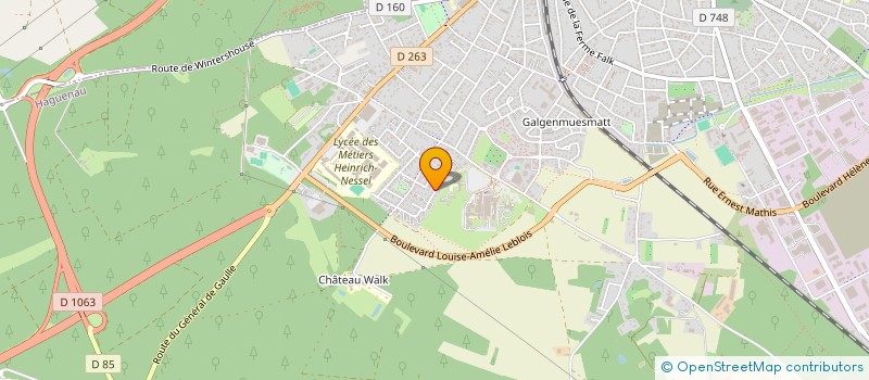 localisation de l'entreprise SCI INDY  HAGUENAU