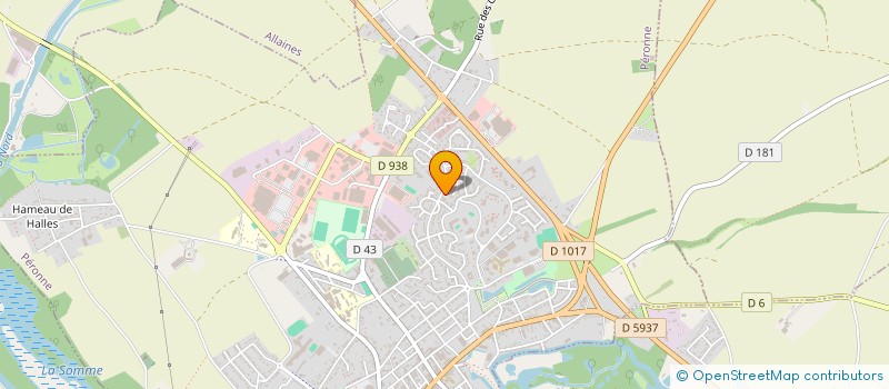 localisation de l'entreprise SCI INE à PERONNE