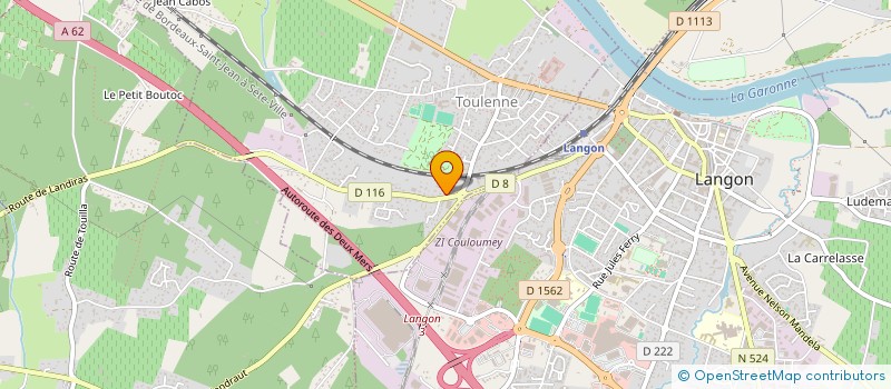 localisation de l'entreprise SCI INEF  TOULENNE