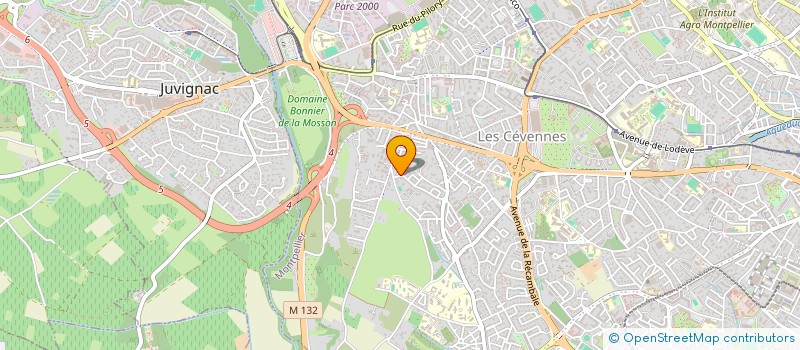localisation de l'entreprise SCI INEL à MONTPELLIER