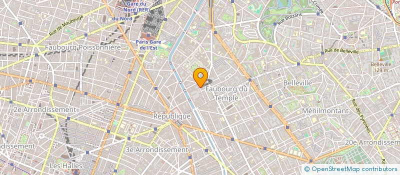 localisation de l'entreprise SCI INERA  PARIS