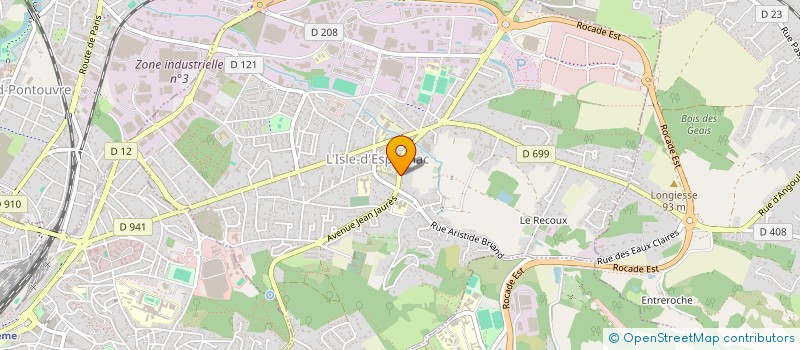 localisation de l'entreprise SCI INERRY  L'ISLE-D'ESPAGNAC