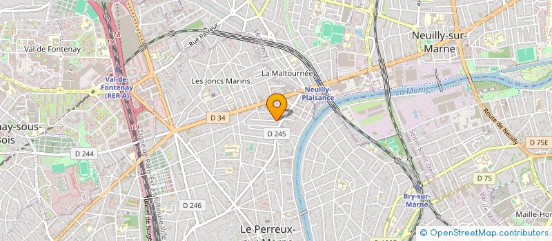 localisation de l'entreprise SCI INES  LE PERREUX-SUR-MARNE