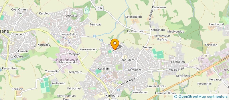 localisation de l'entreprise SCI INES  PLOUZANE