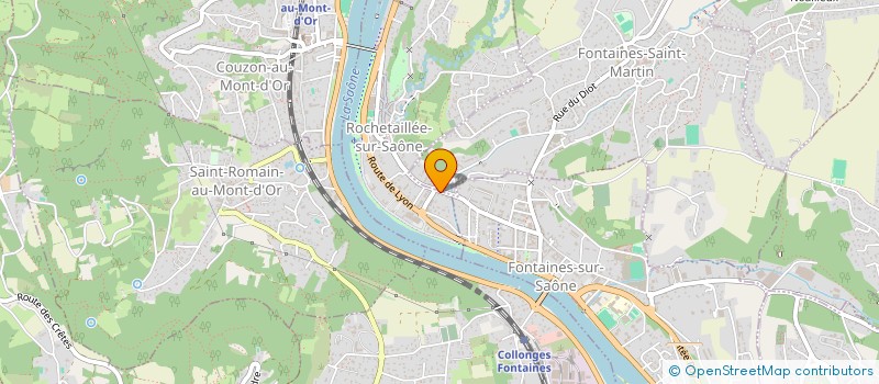 localisation de l'entreprise SCI INES  ROCHETAILLEE-SUR-SAONE