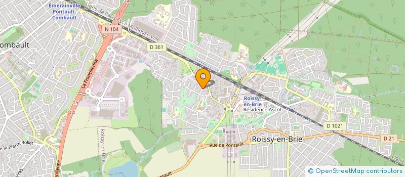 localisation de l'entreprise SCI INES  ROISSY-EN-BRIE