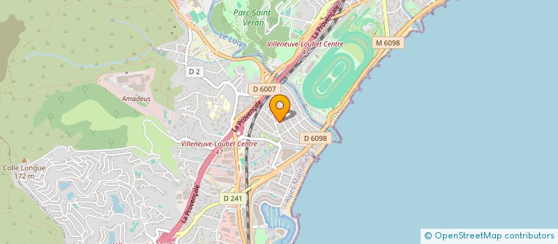 localisation de l'entreprise SCI INES à VILLENEUVE-LOUBET