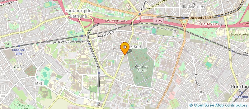 localisation de l'entreprise SCI INES à LILLE