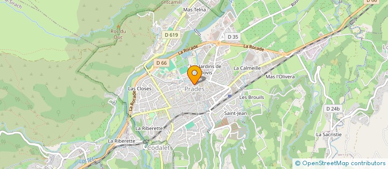 localisation de l'entreprise SCI INES  PRADES