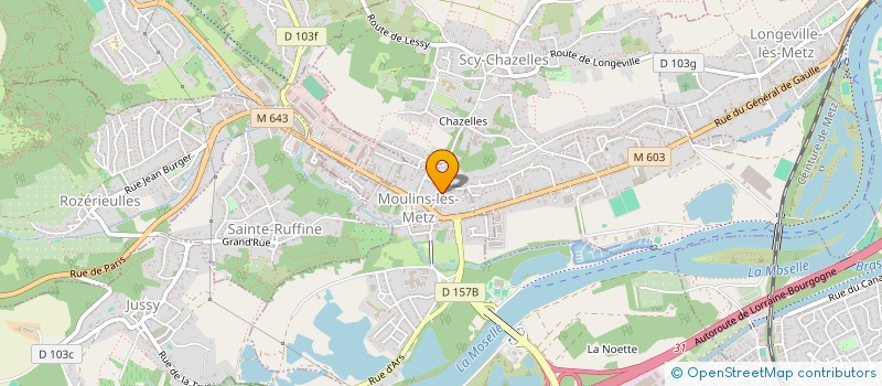 localisation de l'entreprise SCI INES  LESSY