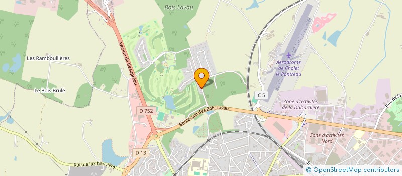 localisation de l'entreprise SCI INES à CHOLET