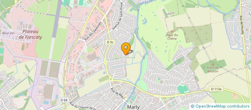 localisation de l'entreprise SCI INES à MARLY