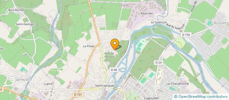 localisation de l'entreprise SCI INES à COGNAC