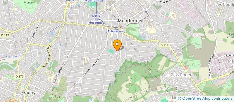 localisation de l'entreprise SCI INES à MONTFERMEIL