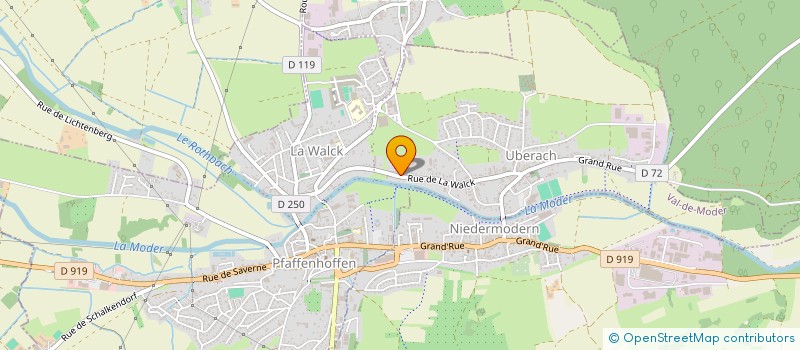 localisation de l'entreprise SCI INES  VAL-DE-MODER