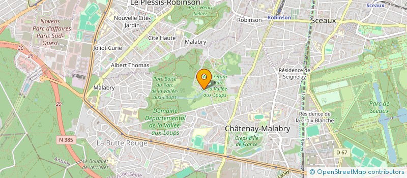 localisation de l'entreprise SCI INES CRETI PLESSIS  CHATENAY-MALABRY