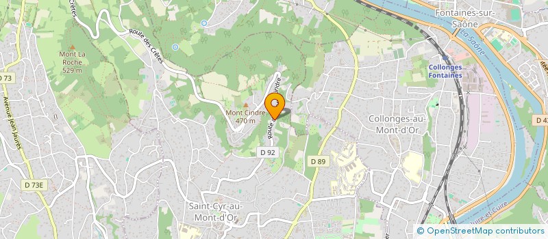 localisation de l'entreprise SCI INES DU MONT CINDRE  SAINT-CYR-AU-MONT-D'OR