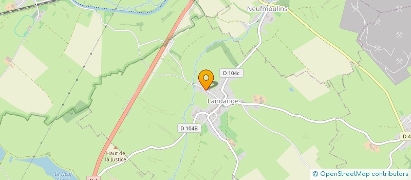 localisation de l'entreprise SCI INESM  LANDANGE