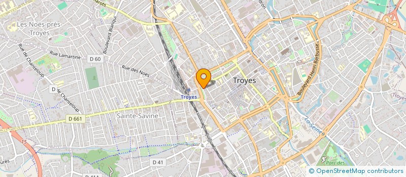 localisation de l'entreprise SCI INESNORA à TROYES