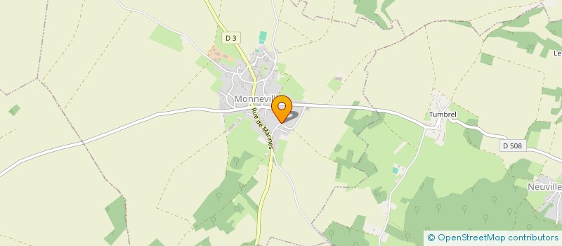 localisation de l'entreprise SCI INET  MONNEVILLE