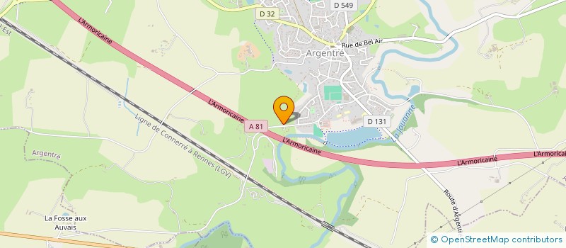 localisation de l'entreprise SCI INEXENT  SOULGE-SUR-OUETTE