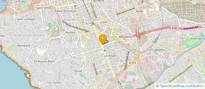 localisation de l'entreprise SCI INFANTE SERRE à MARSEILLE