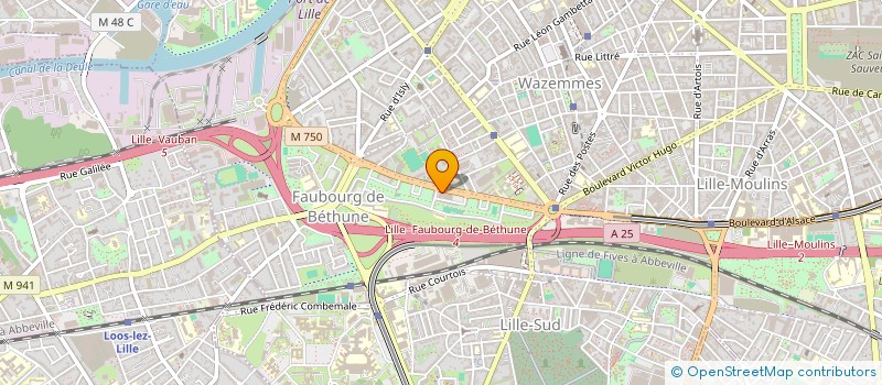 localisation de l'entreprise SCI INFI CONCORDE à LILLE