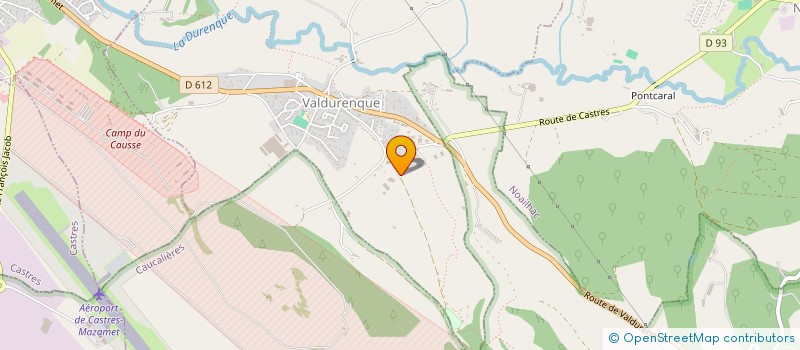 localisation de l'entreprise SCI INFINI  VALDURENQUE