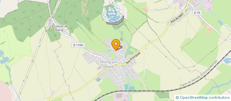 localisation de l'entreprise SCI INFINI  TETING-SUR-NIED