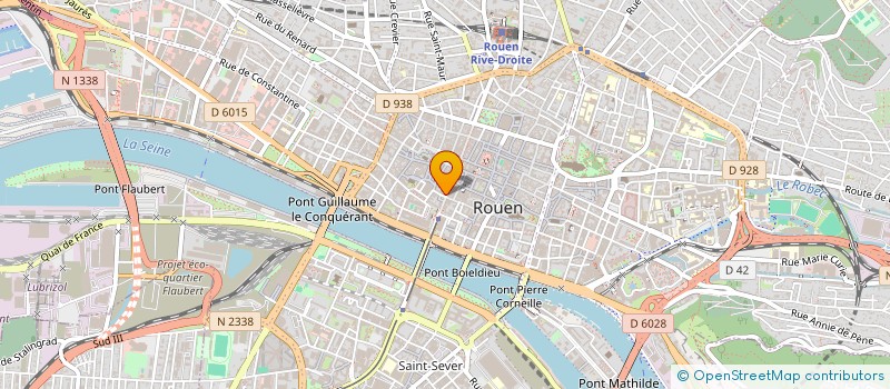 localisation de l'entreprise SCI INFININE à ROUEN