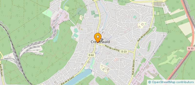 localisation de l'entreprise SCI INFINITE  CREUTZWALD