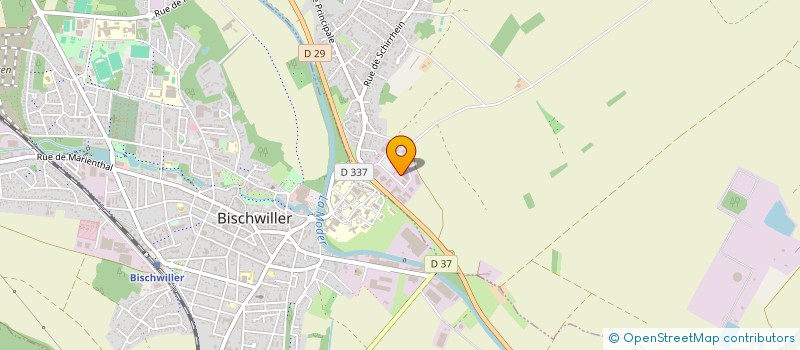 localisation de l'entreprise SCI INFINITI F.E.3  OBERHOFFEN-SUR-MODER