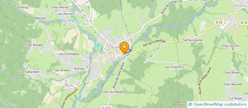 localisation de l'entreprise SCI INFIRMIER DES VALLEES  BOEGE