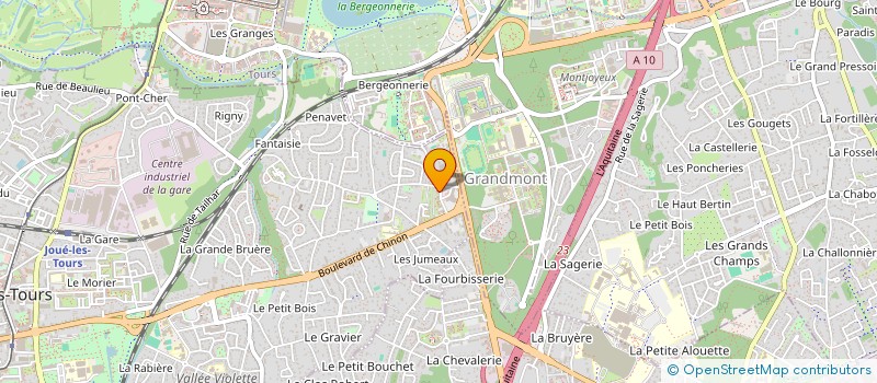 localisation de l'entreprise SCI INFIRMIERES DE L ALOUETTE à JOUE-LES-TOURS
