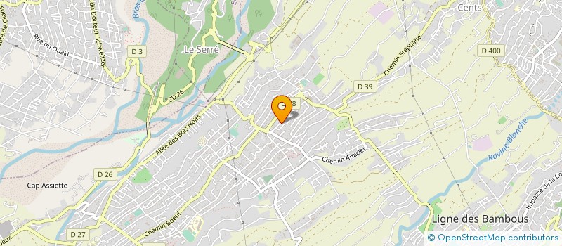 localisation de l'entreprise SCI INFIRMIERES DE LA RAVINE DES CABRIS à SAINT-PIERRE